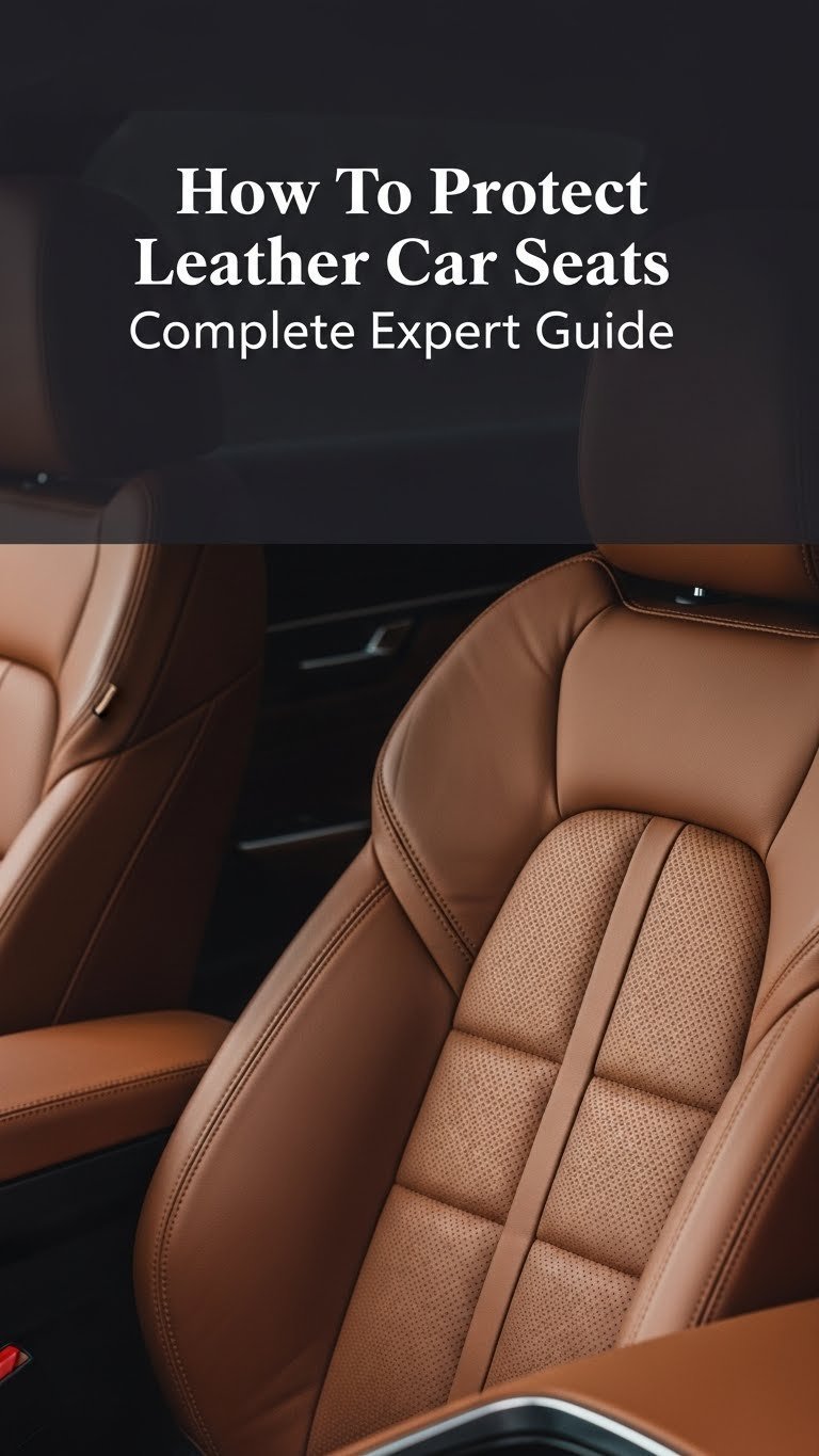how do you protect leather car seats