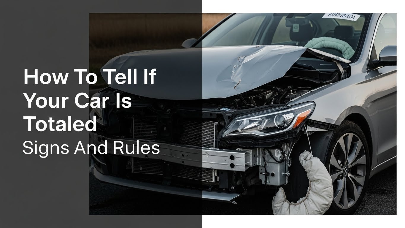How To Tell If Your Car Is Totaled Signs And Rules