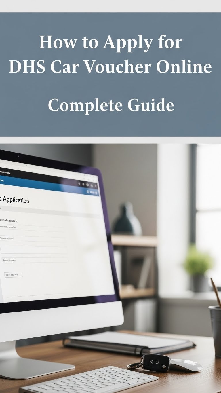 how to apply for dhs car voucher online