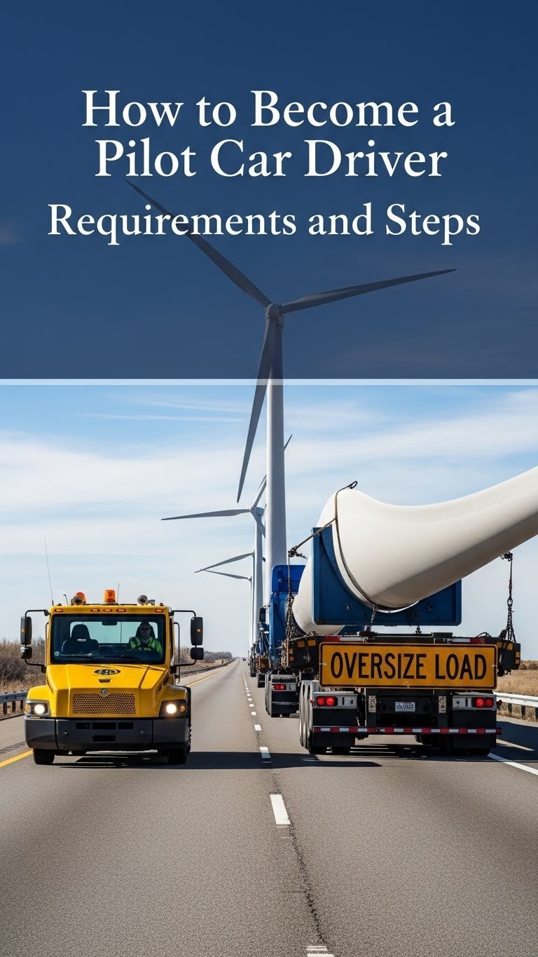 how to become pilot car driver