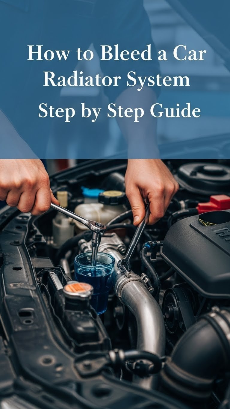 how to bleed a car radiator system