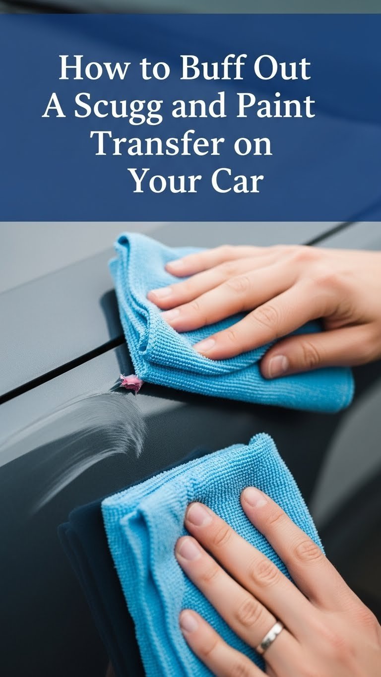 How to Buff Out A Scuff and Paint Transfer on Your Car 1 how to buff out a scuff on a car