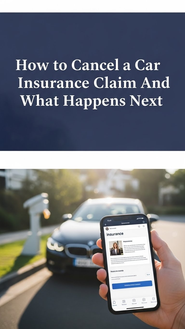 can you cancel claim car insurance