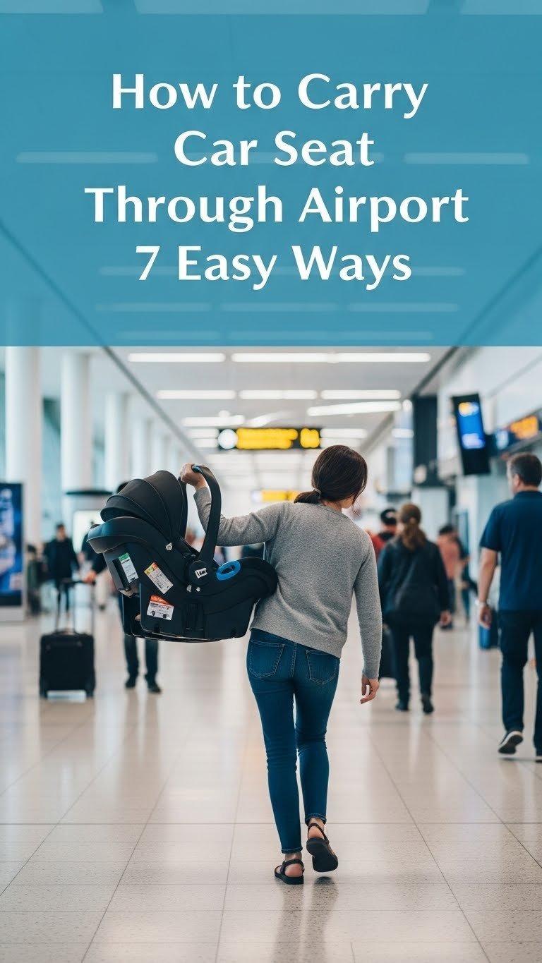 how to carry car seat through airport