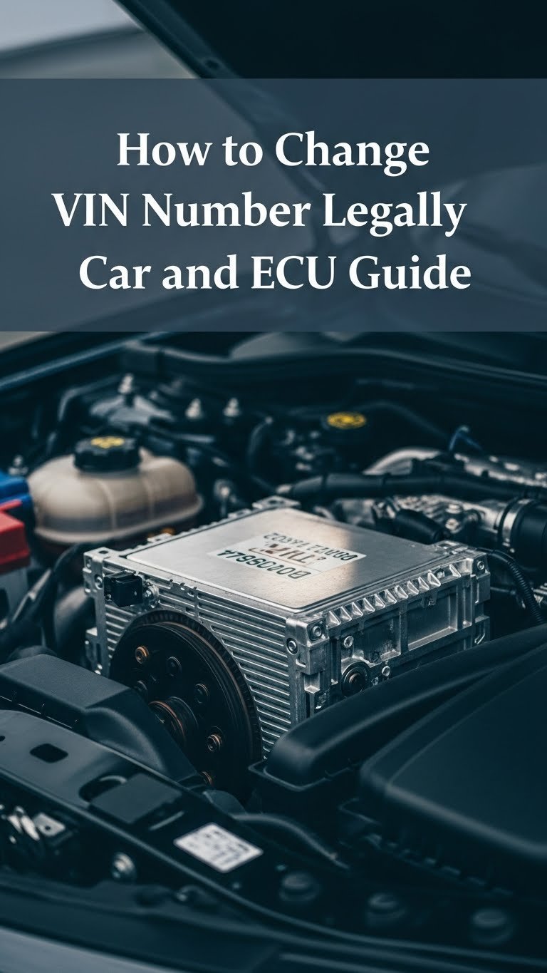 how to change vin number on car