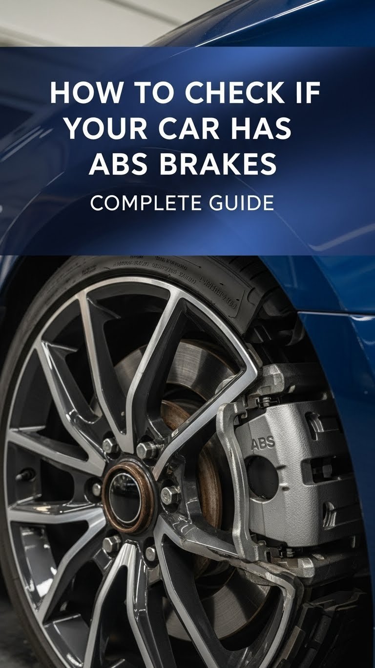 how can i tell if my car has abs brakes