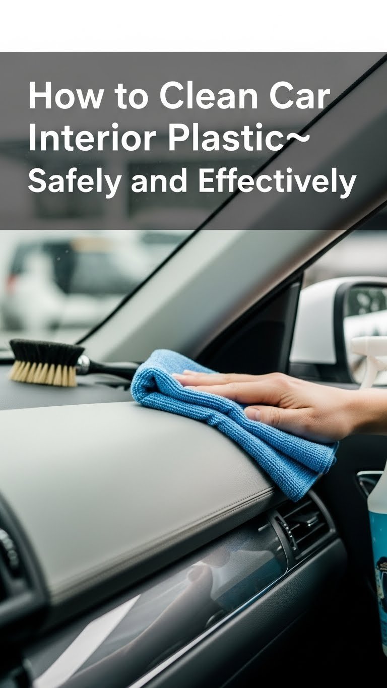 How to Clean Car Interior Plastic Safely and Effectively 1 how to clean plastic in car interiors
