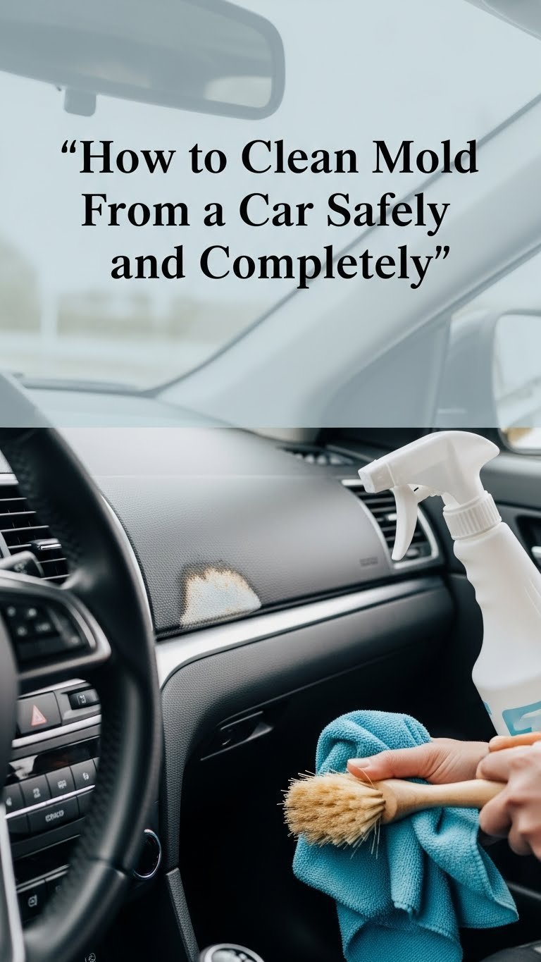 How to Clean Mold From a Car Safely and Completely 1 how to clean mold from a car