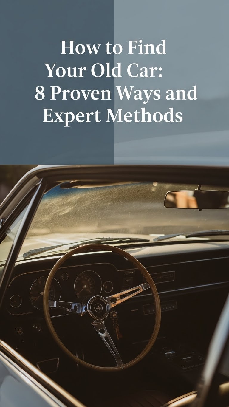 how can i find my old car