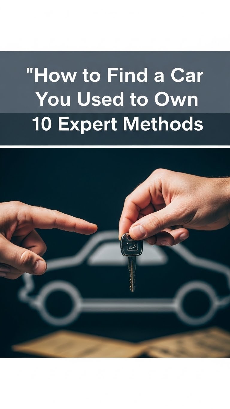 How to Find a Car You Used to Own 10 Expert Methods 1 how to find a car you used to own