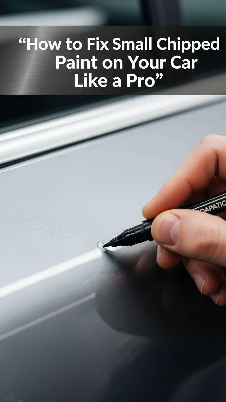 how to fix small chipped paint on car