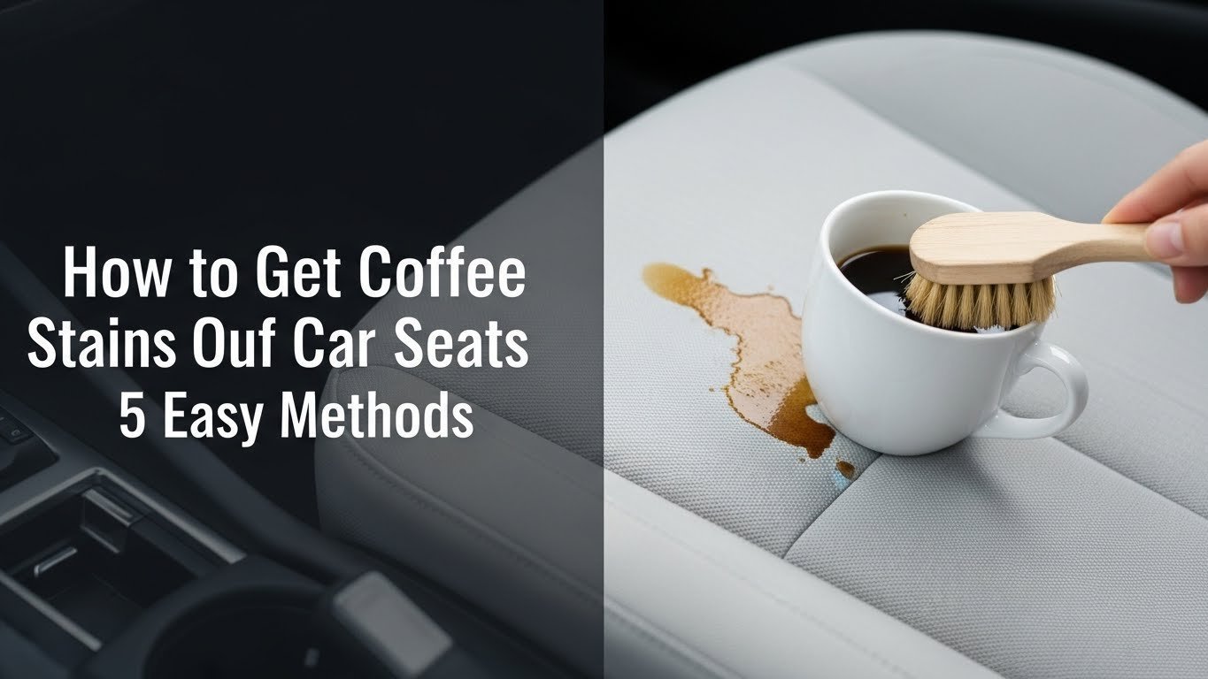 How to Get Coffee Stains Out of Car Seats 5 Easy Methods