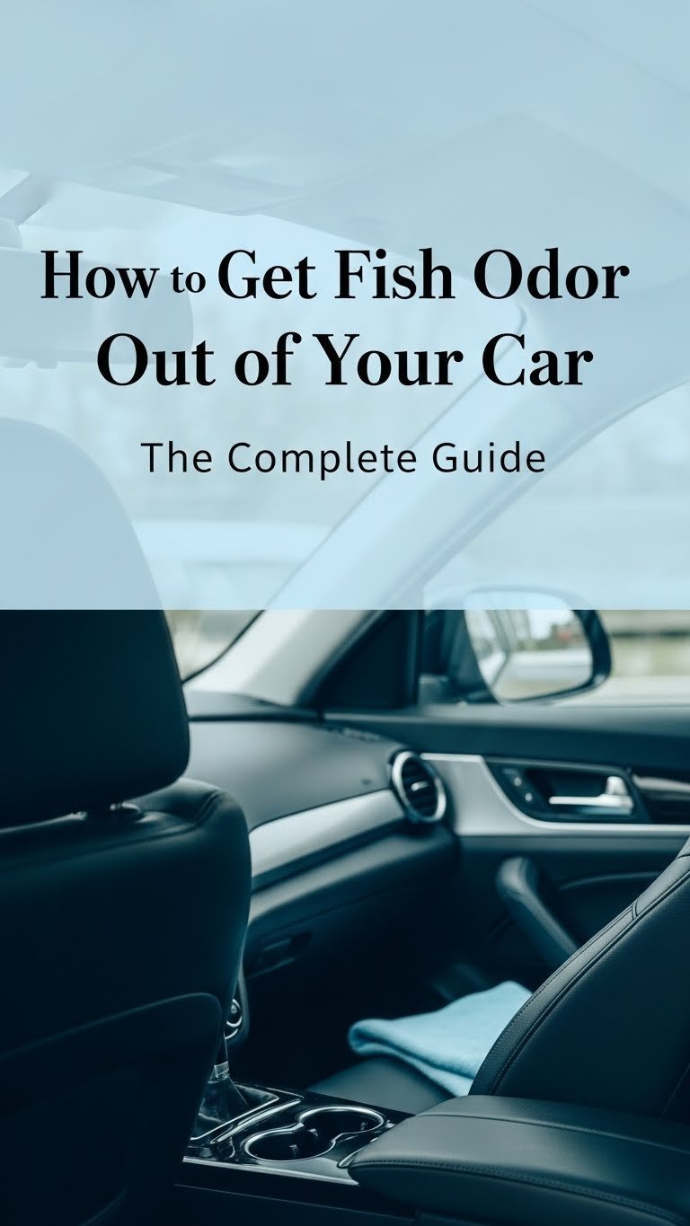how to get fish odor out of car
