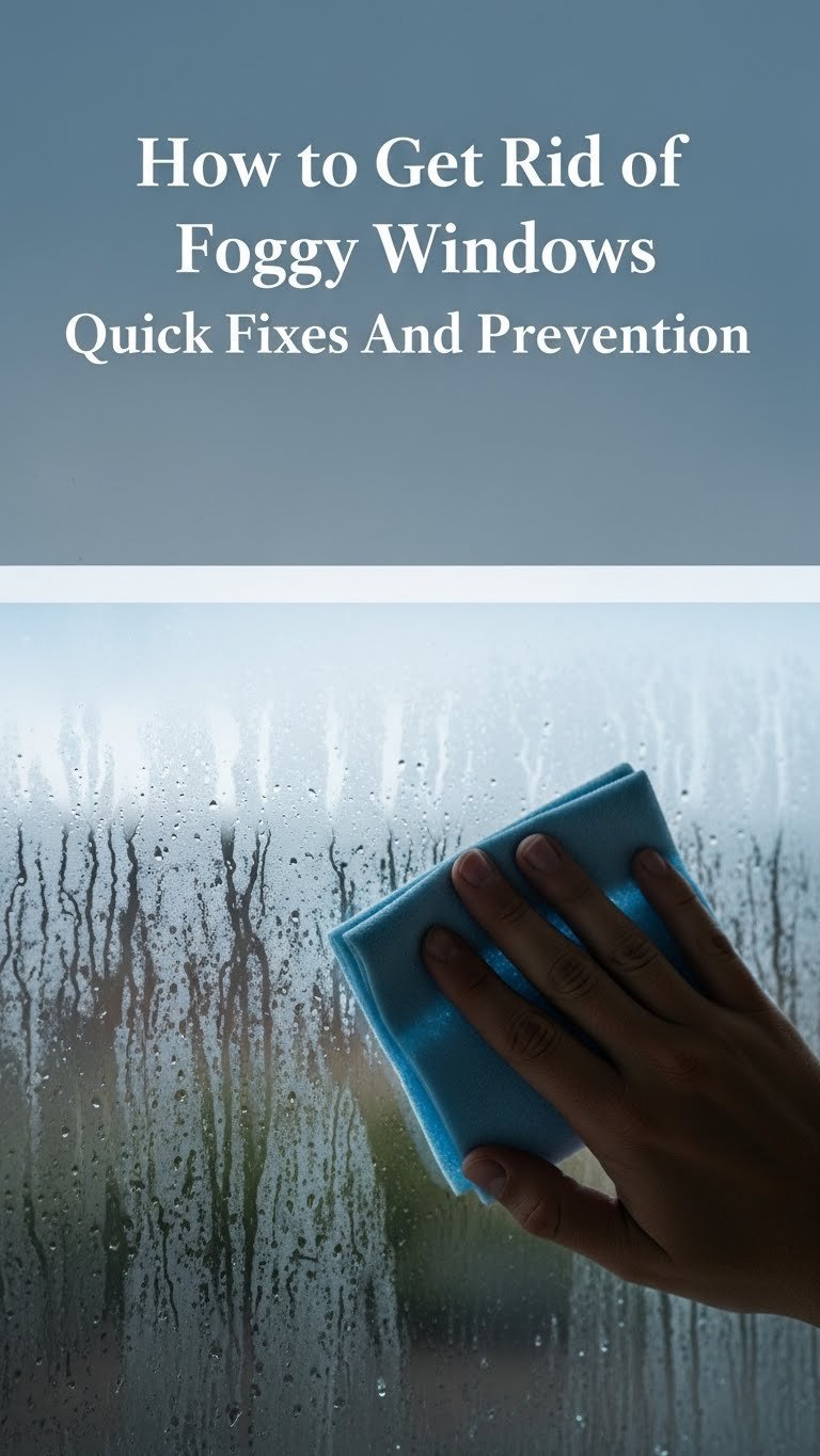 how to get rid of foggy windows in car