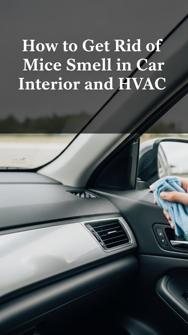 How to Get Rid of Mice Smell in Car Interior and HVAC 1 how to get rid of mice smell in car