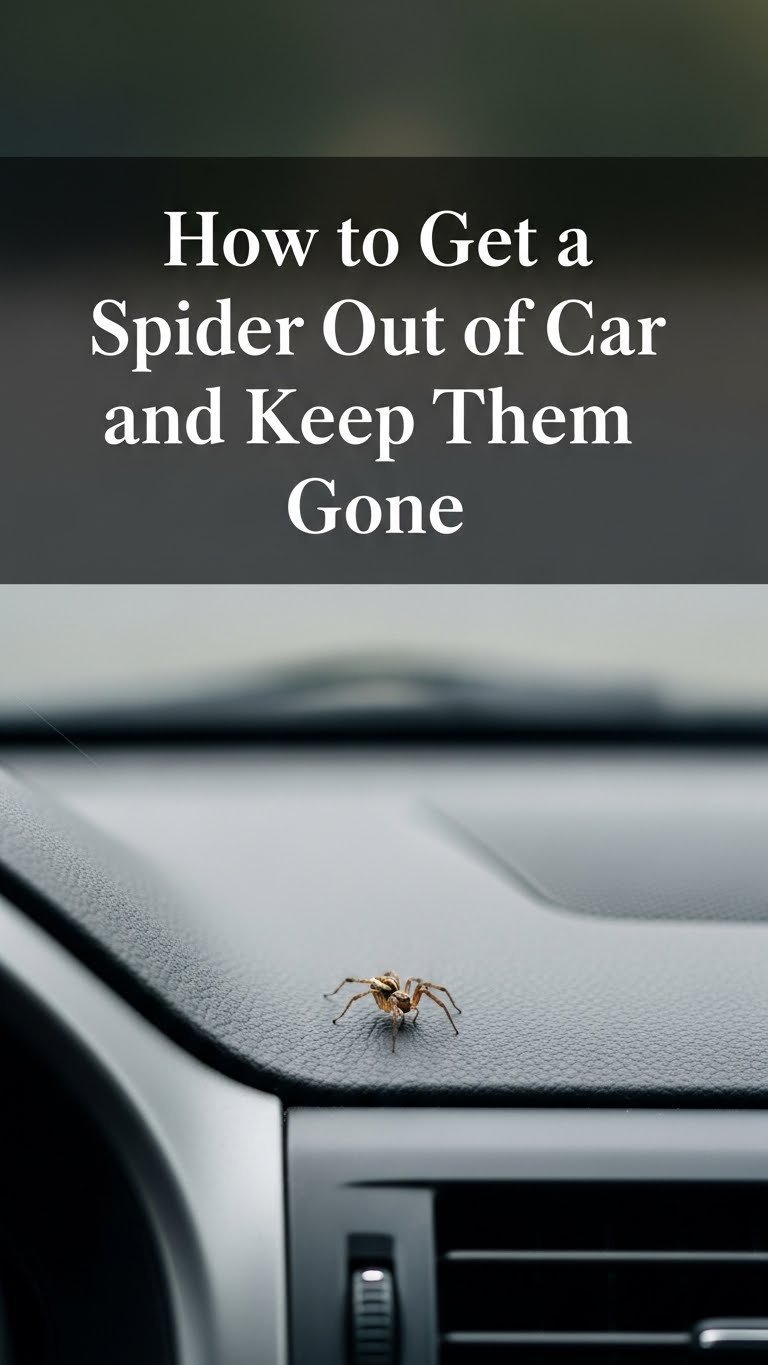 How to Get Spider Out of Car and Keep Them Gone 1 how to get spider out of car