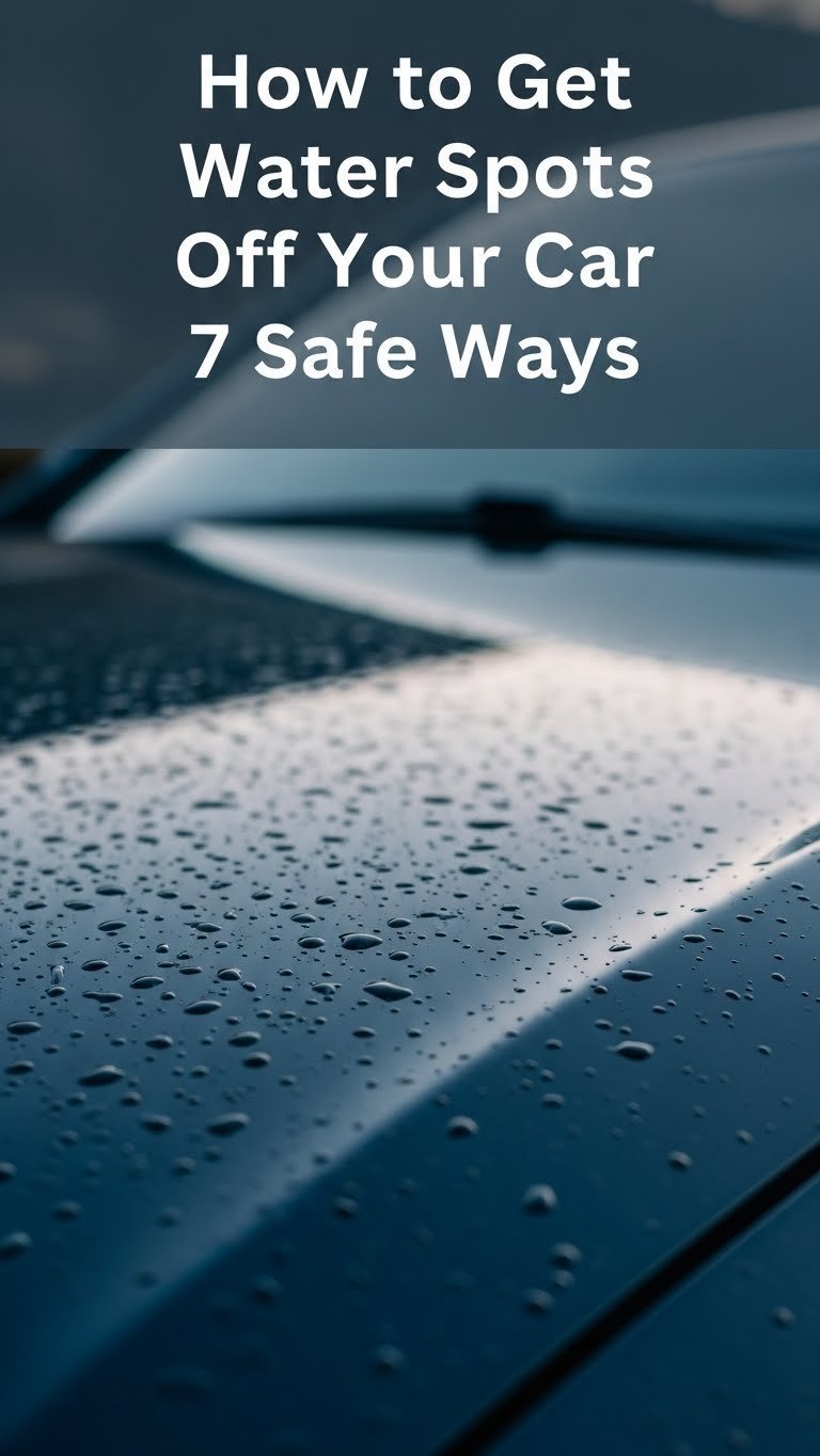 How to Get Water Spots Off Your Car 7 Safe Ways 1 how to get water spots off your car