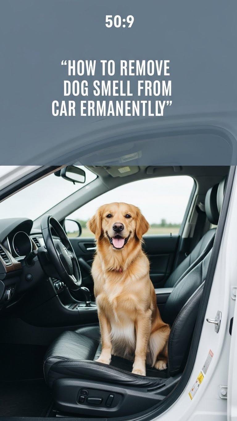 how do you get rid of dog smell in car