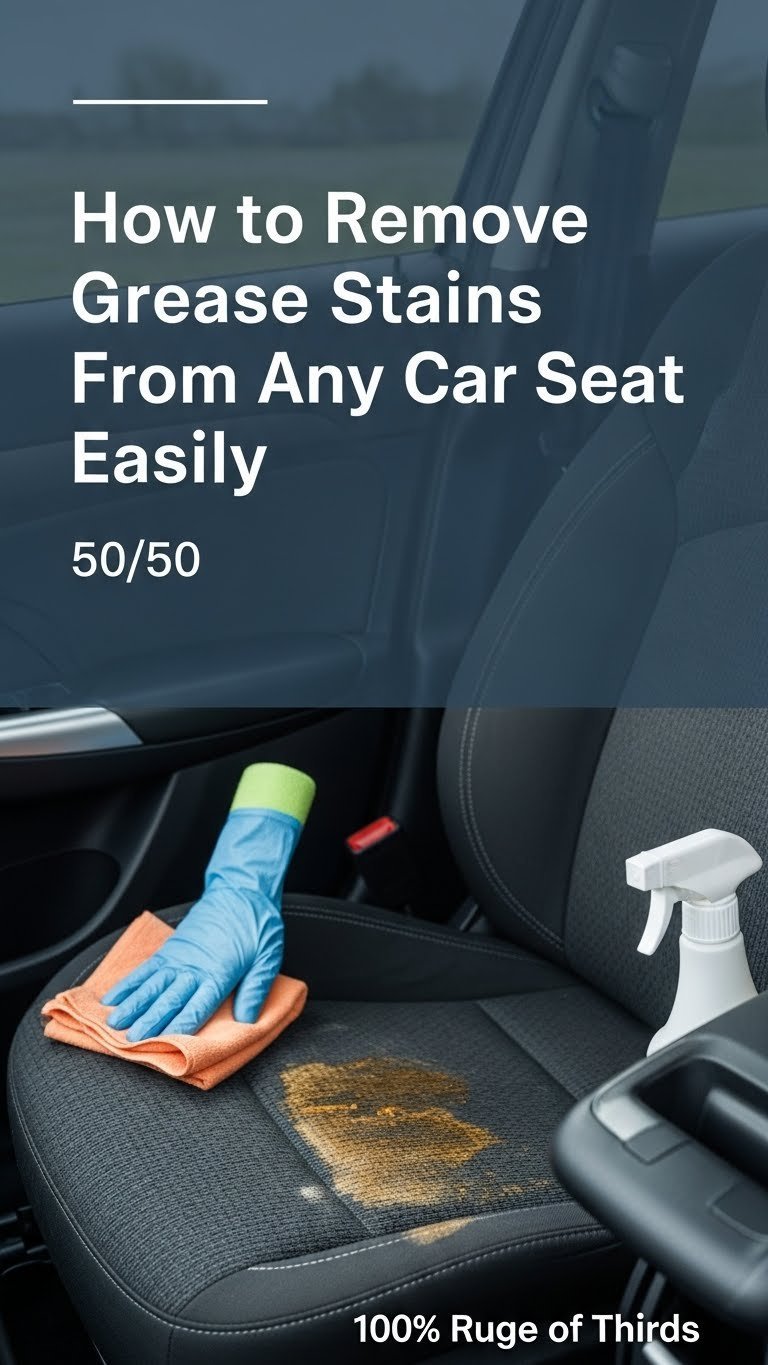 How to Remove Grease Stains From Any Car Seat Easily 1 how do you get grease stains out of car seats