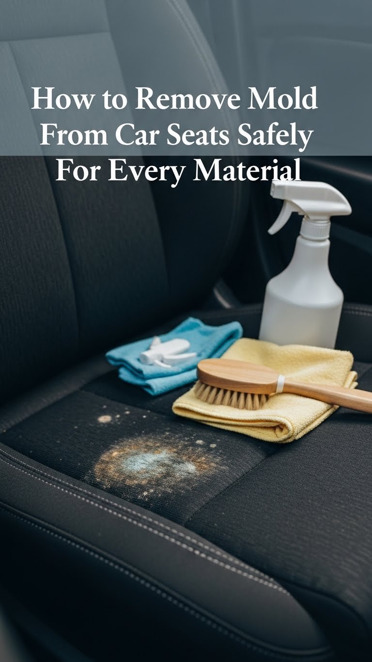 how to get mold off car seats