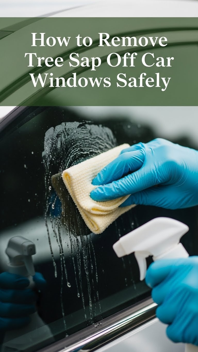 How to Remove Tree Sap Off Car Windows Safely 1 how do you get tree sap off car windows