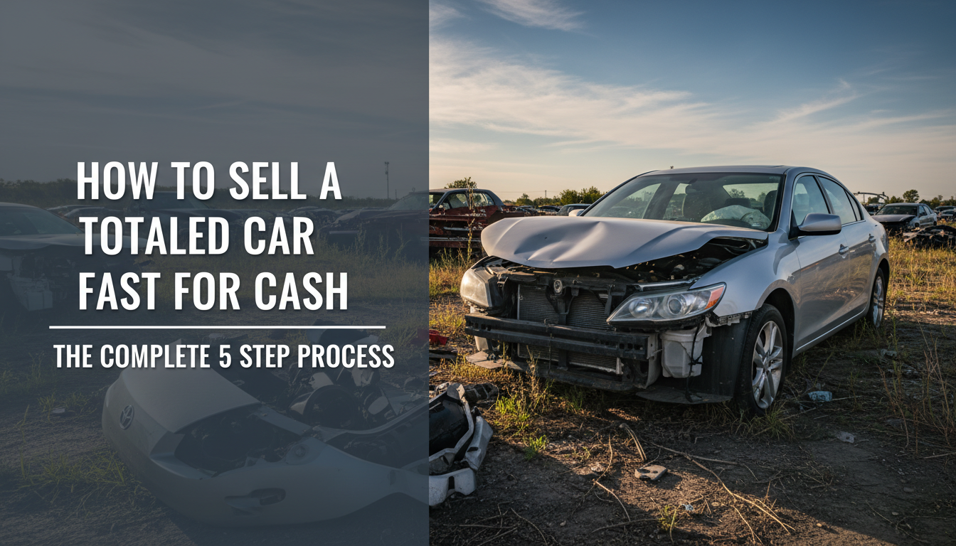 How to Sell a Totaled Car Fast for Cash The Complete 5 Step Process
