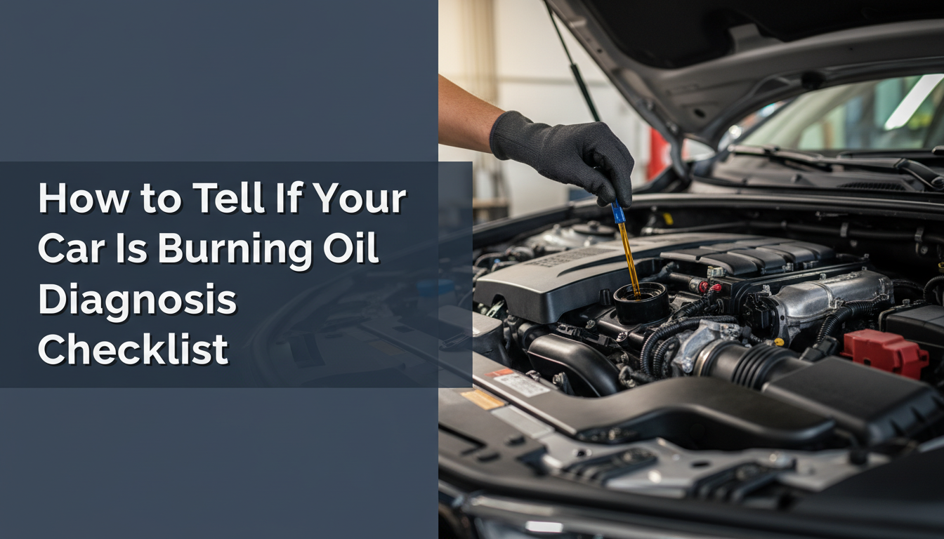 How to Tell If Your Car Is Burning Oil Diagnosis Checklist