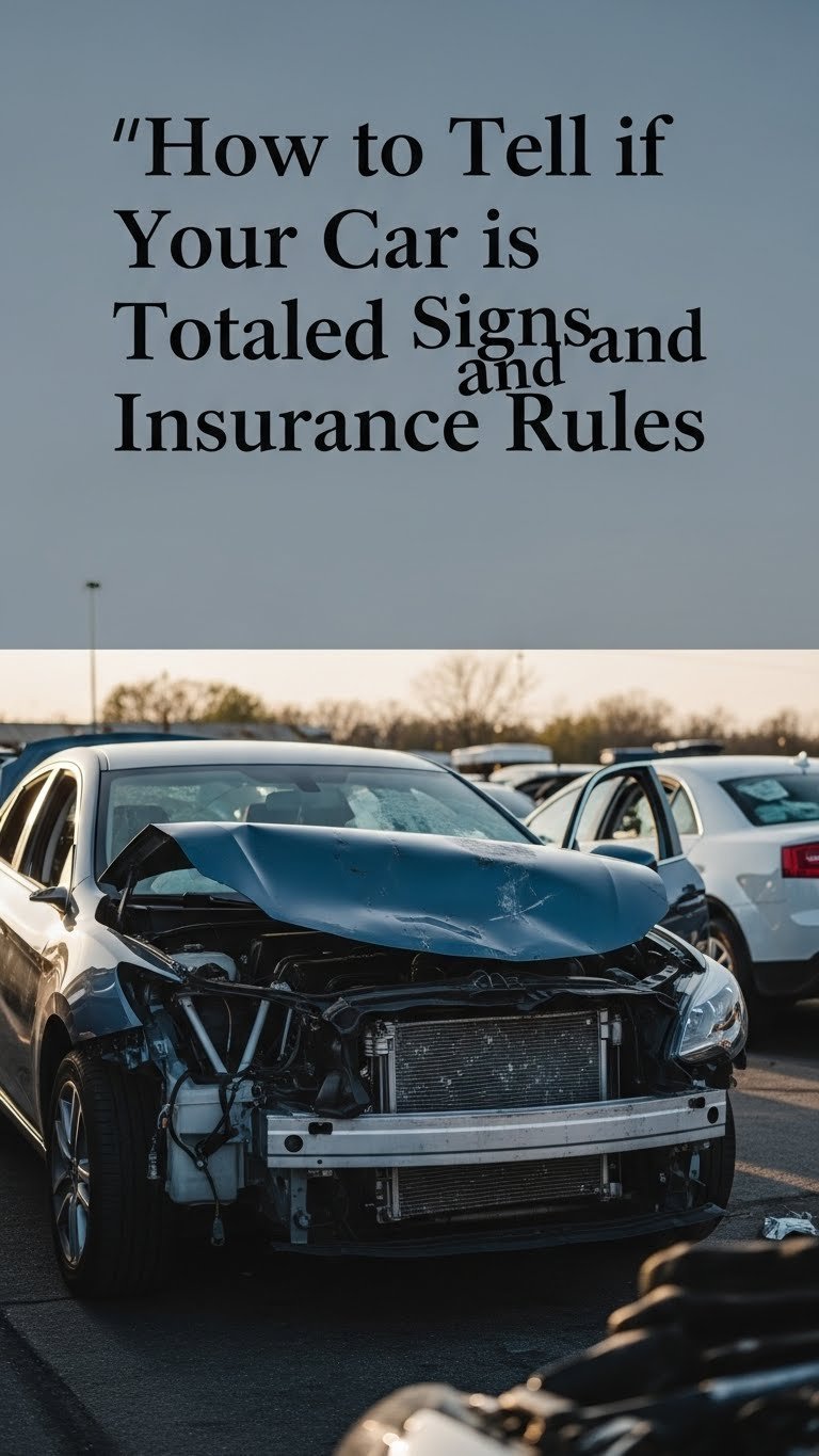 how can i tell if my car is totaled
