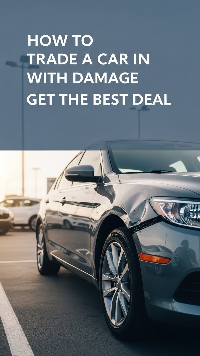 can you trade a car in with damage