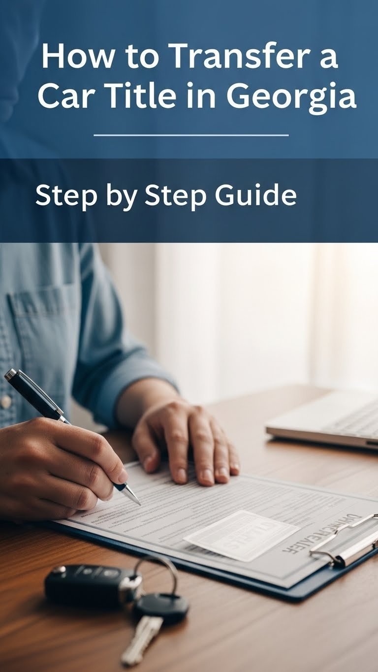 how do i transfer a car title in georgia