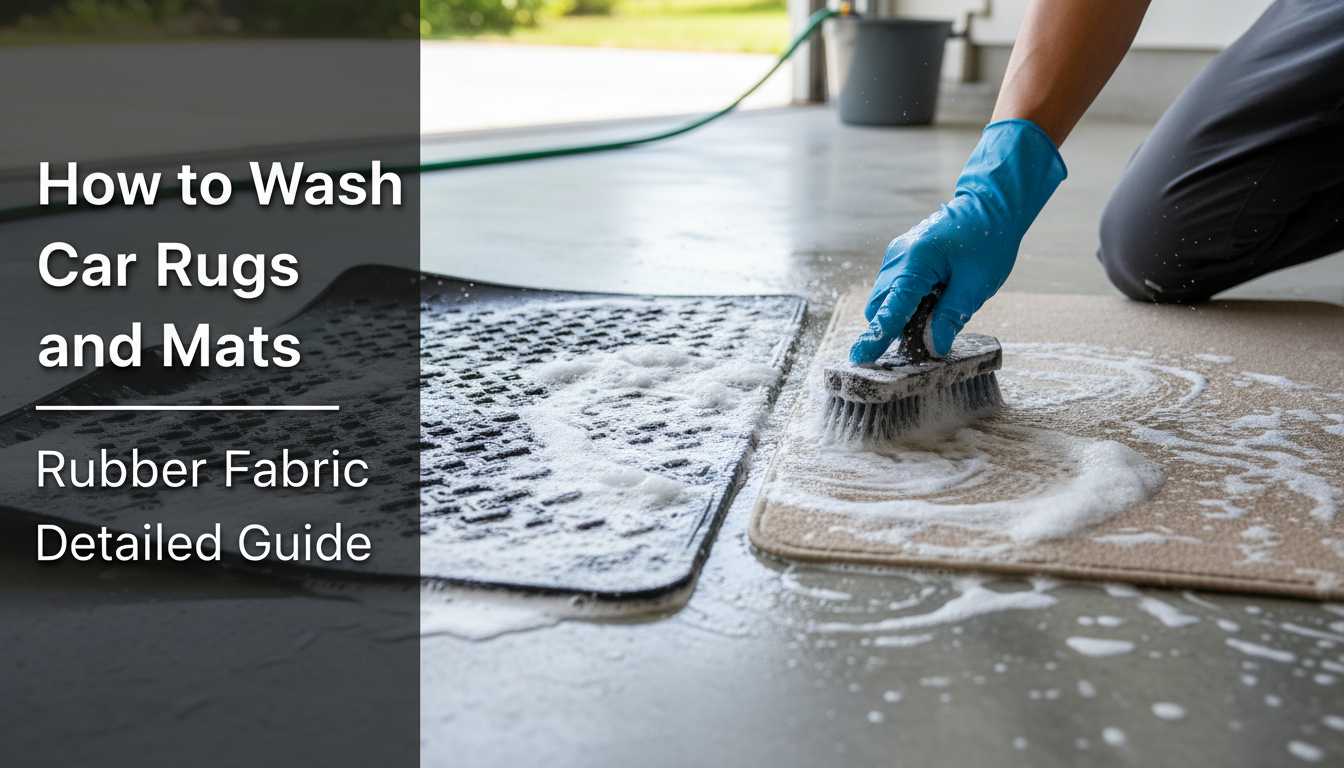 How to Wash Car Rugs and Mats Rubber Fabric Detailed Guide