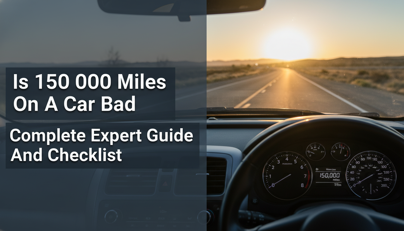 Is 150 000 Miles On A Car Bad Complete Expert Guide And Checklist