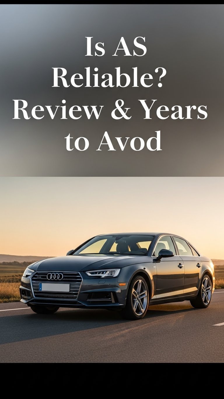 A modern white Audi A4 sedan parked on a city street, showcasing its design which is a factor in the 'is audi a4 a reliable car' debate