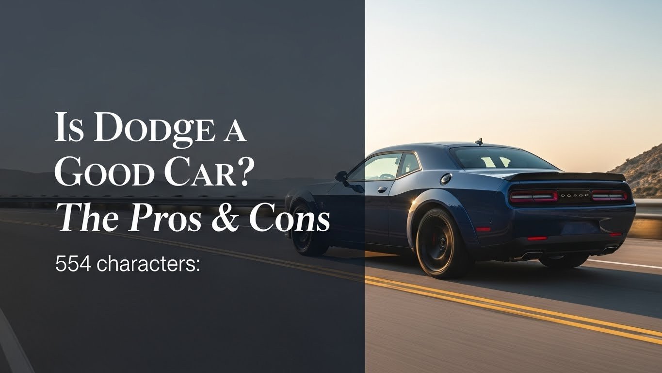 Is Dodge a Good Car? The [year] Pros & Cons