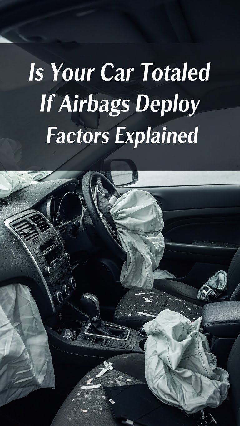 is the car totaled if the airbags deployed