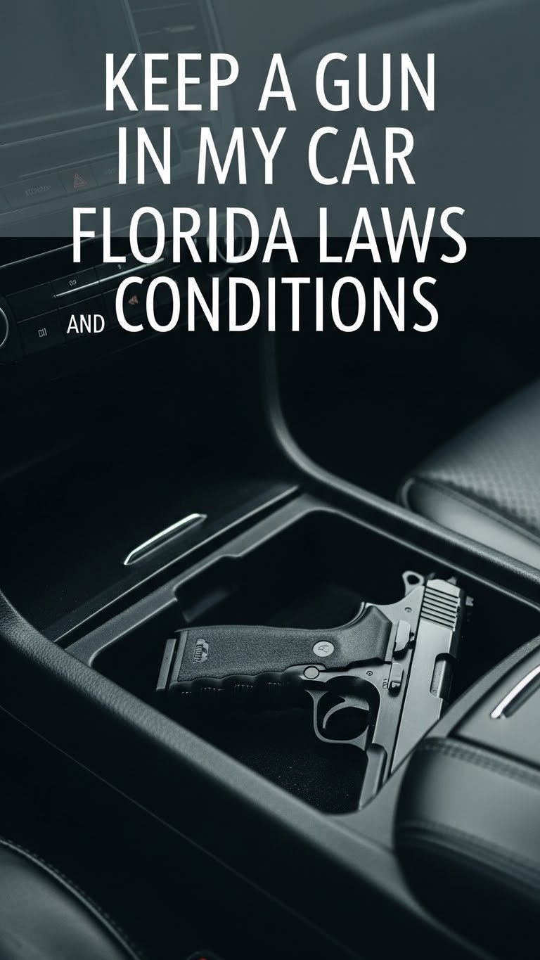 Keep a Gun in My Car Florida Laws and Conditions 1 can i keep a gun in my car