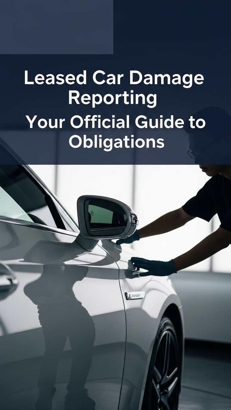 do you have to report damage to a leased car