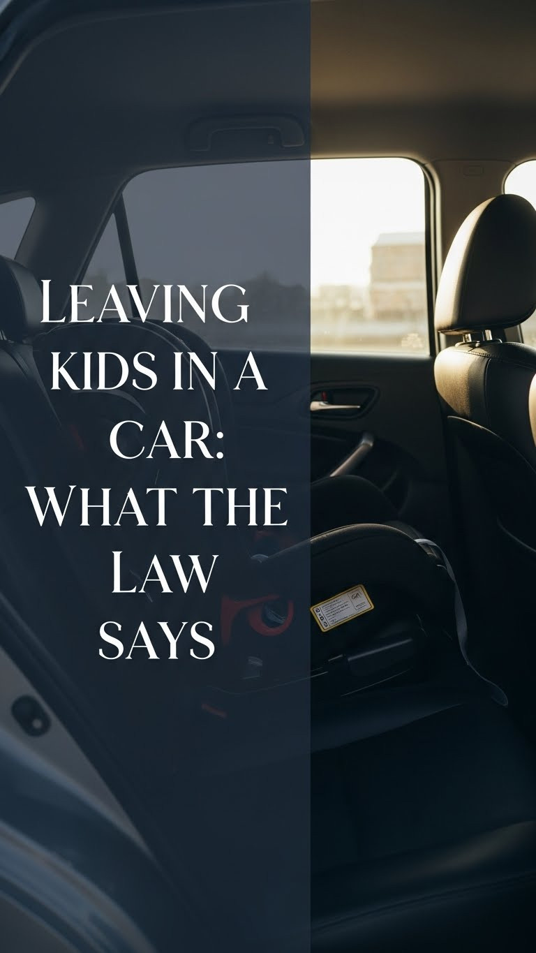 is it illegal to leave kids in the car