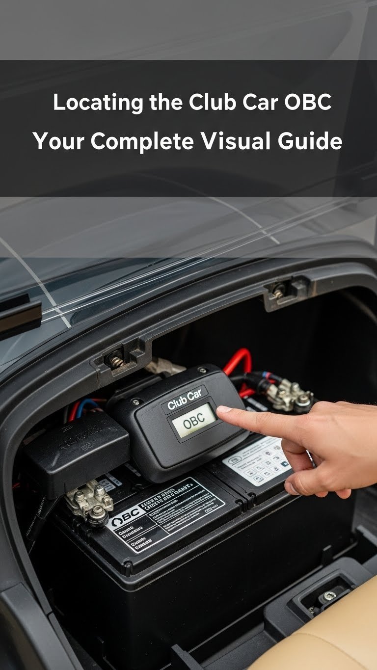 where is the obc on a club car