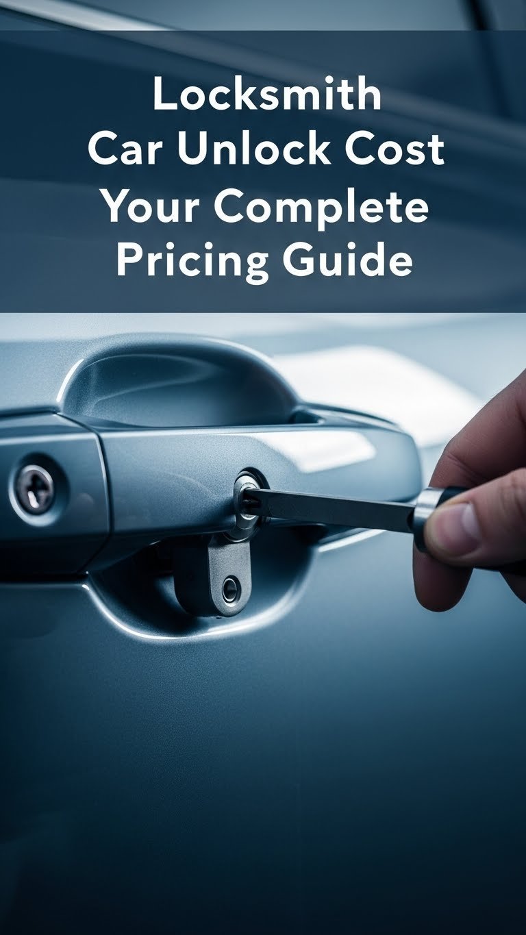 how much locksmith charge to unlock car door