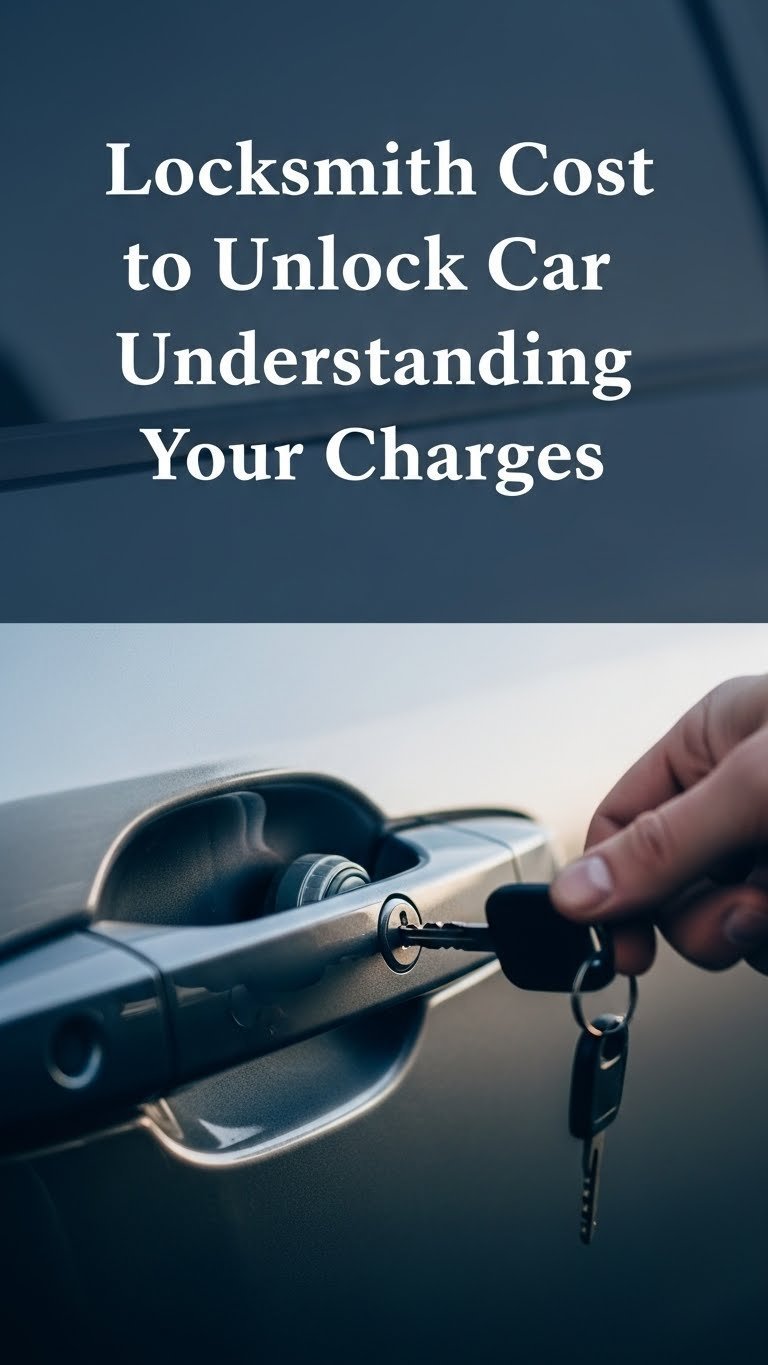 how much will a locksmith charge to unlock a car