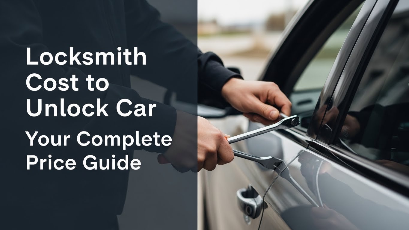 Locksmith Cost to Unlock Car Your Complete Price Guide