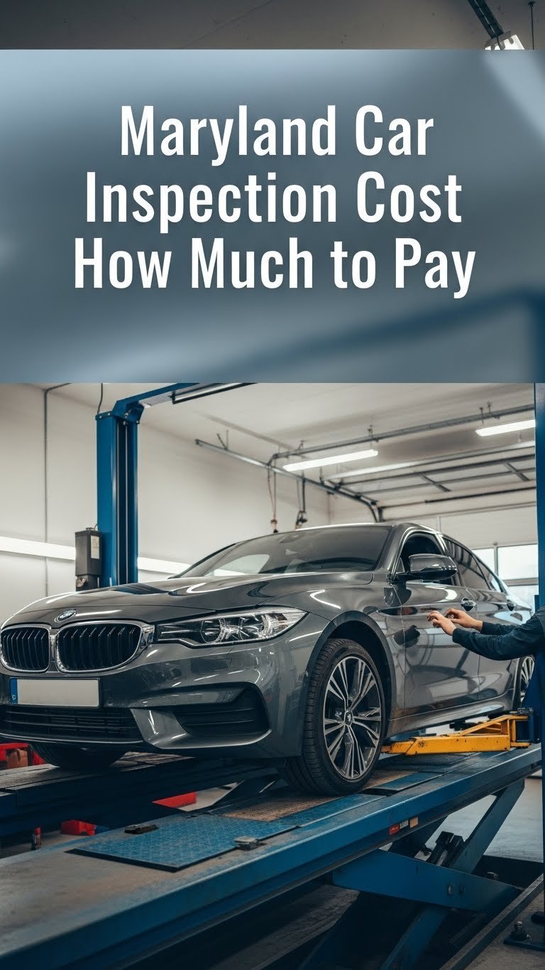 how much is a car inspection in md