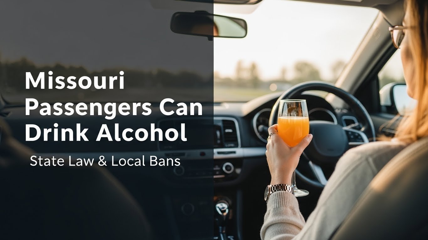 Missouri Passengers Can Drink Alcohol State Law & Local Bans
