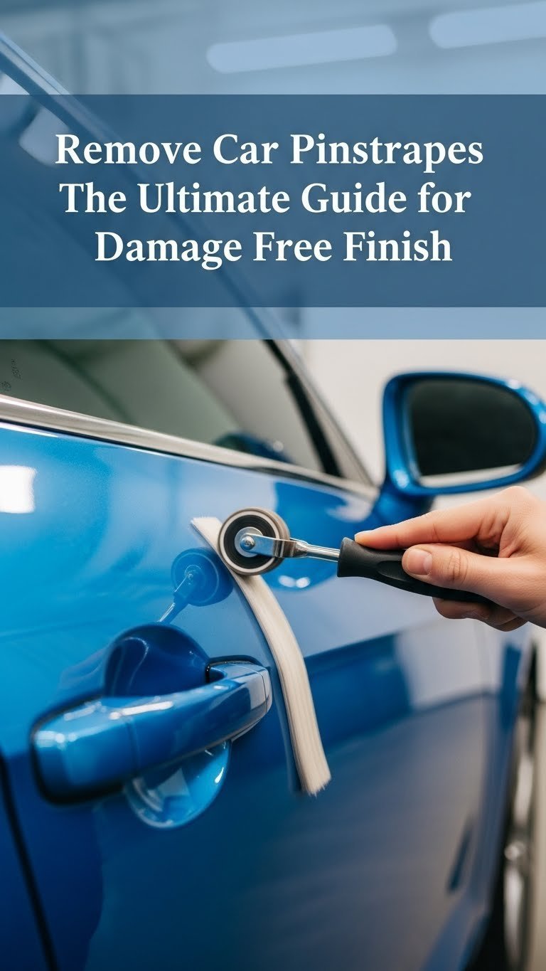 how do you remove pinstripes from a car