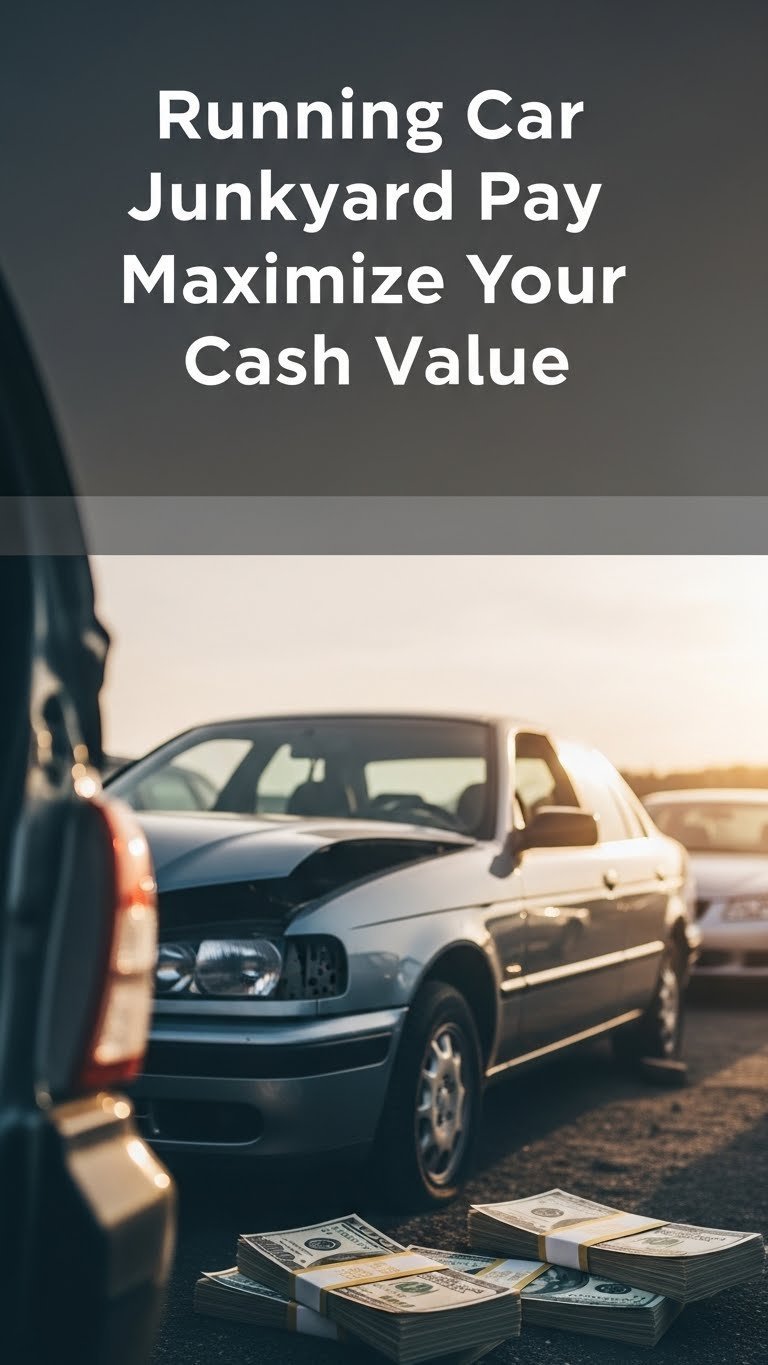 how much will a junkyard pay for a running car