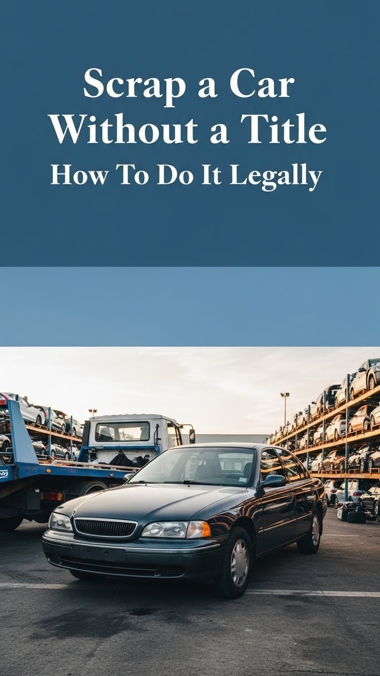 can i scrap a car without a title