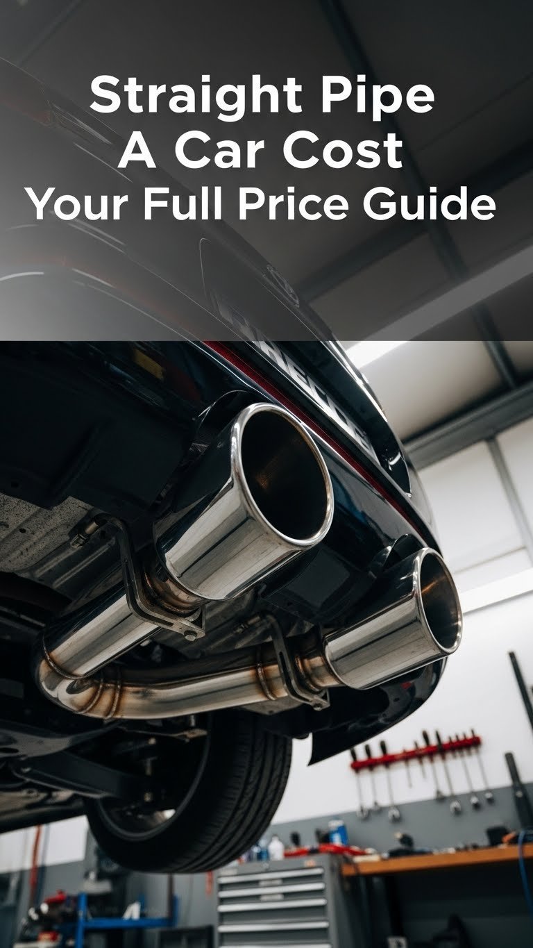 how much is it to straight pipe a car