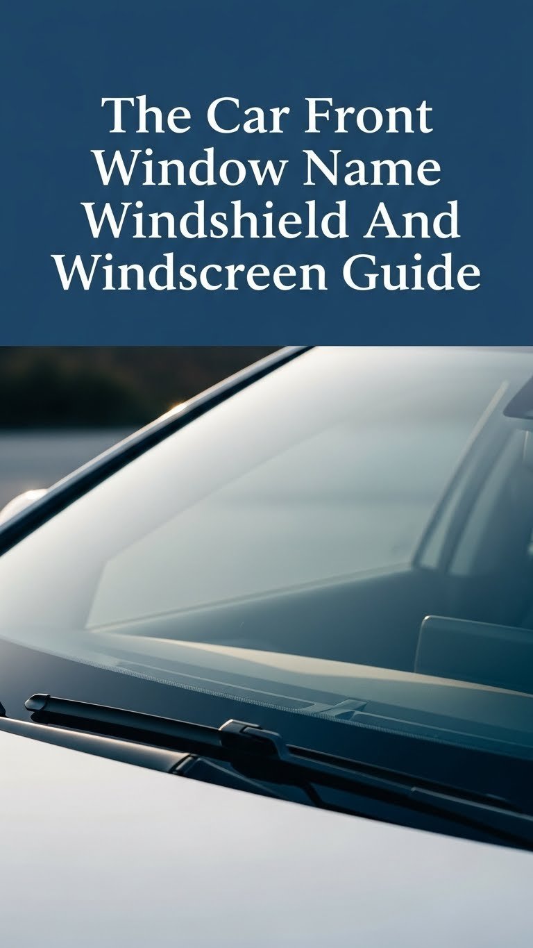 The Car Front Window Name Windshield And Windscreen Guide 1 what is the front window of a car called