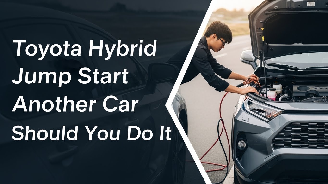 Toyota Hybrid Jump Start Another Car Should You Do It